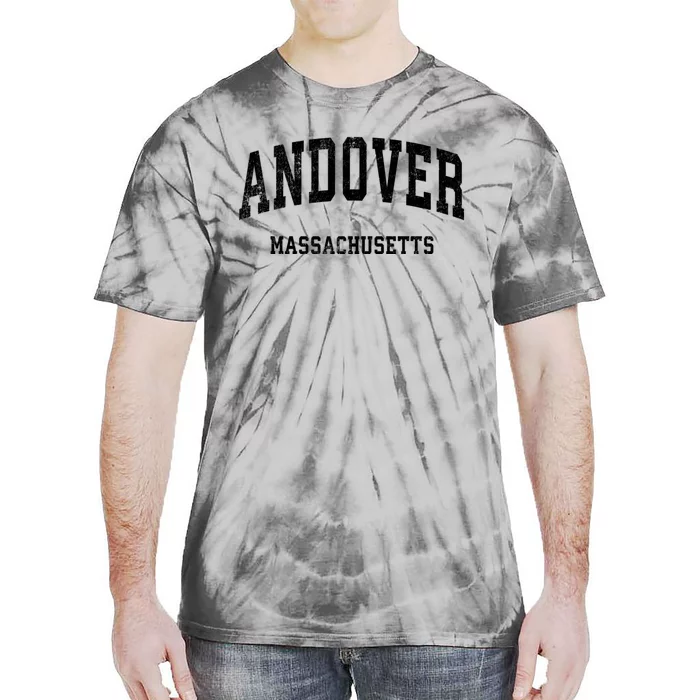 Andover Massachusetts Ma Vintage Athletic Sports Design Established Tie-Dye T-Shirt