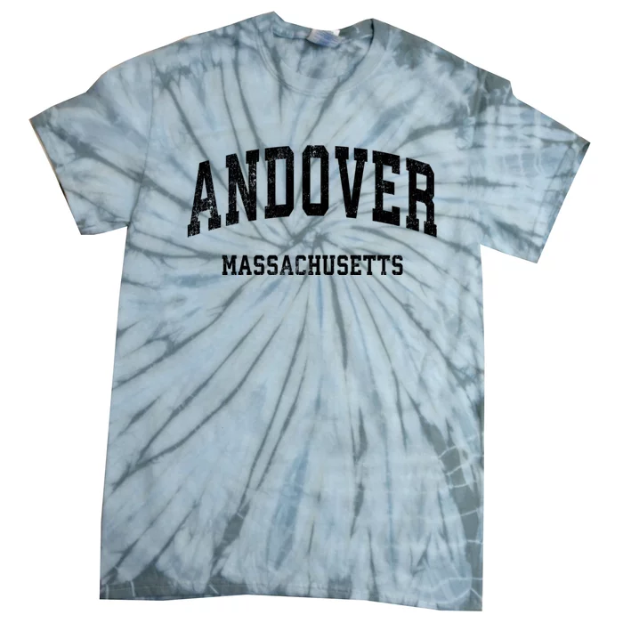 Andover Massachusetts Ma Vintage Athletic Sports Design Established Tie-Dye T-Shirt