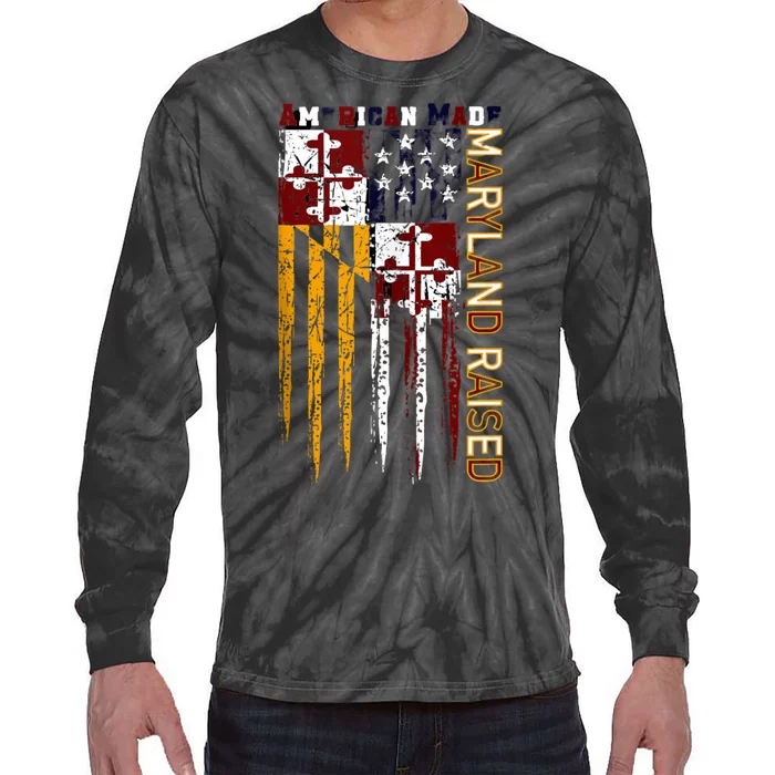 American Made Maryland Raised Tie-Dye Long Sleeve Shirt