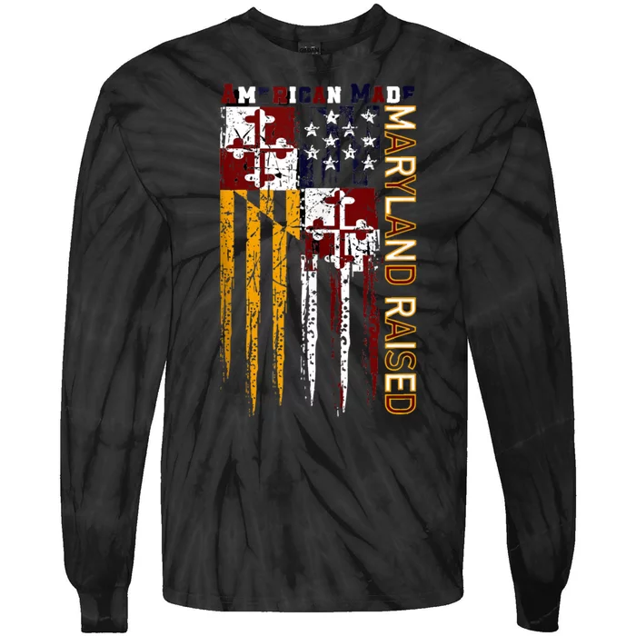 American Made Maryland Raised Tie-Dye Long Sleeve Shirt