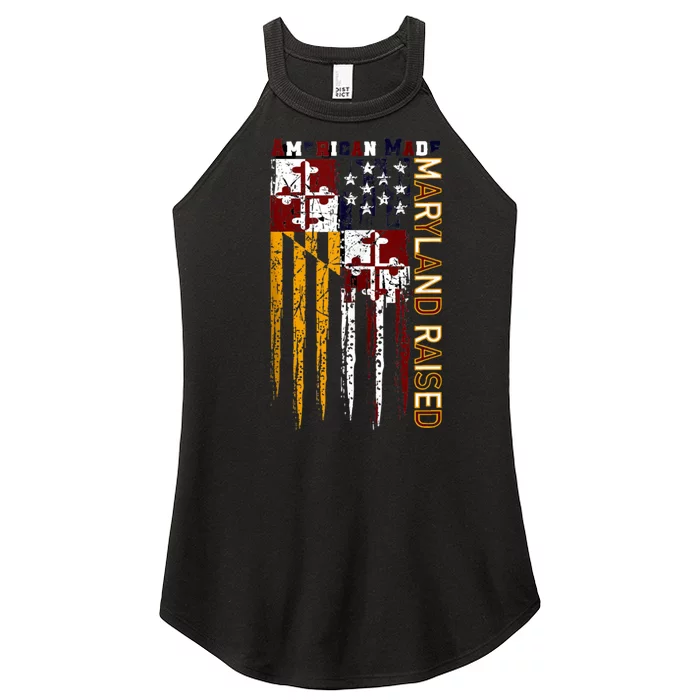 American Made Maryland Raised Women’s Perfect Tri Rocker Tank