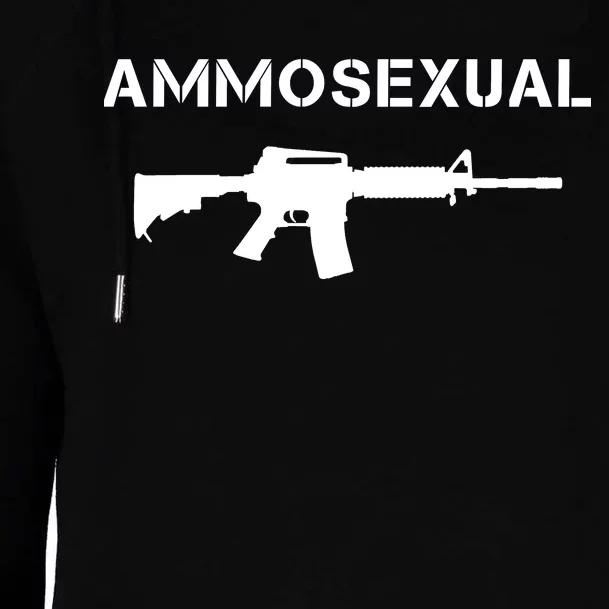 Ammosexual Pro Guns Womens Funnel Neck Pullover Hood