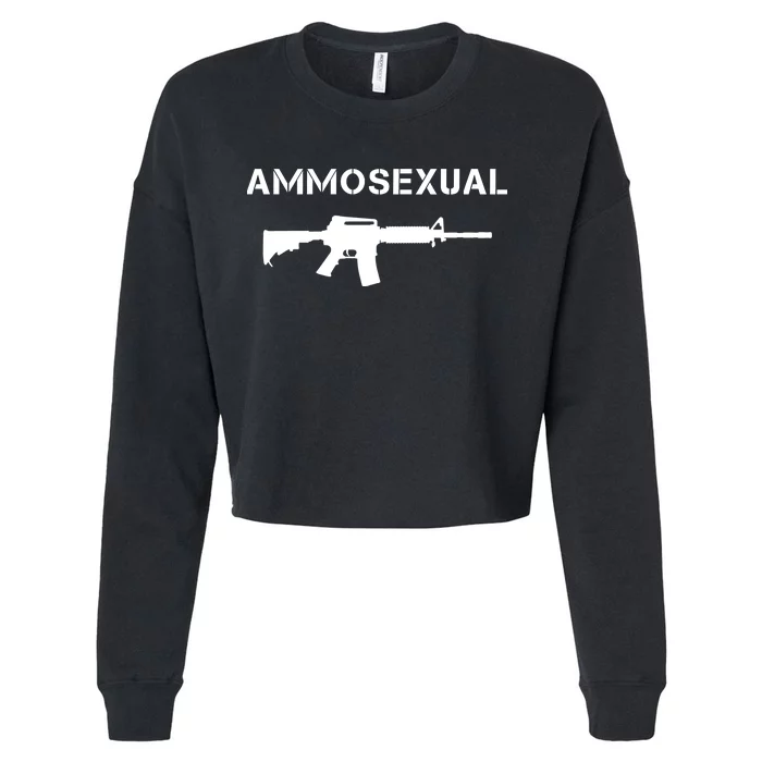 Ammosexual Pro Guns Cropped Pullover Crew