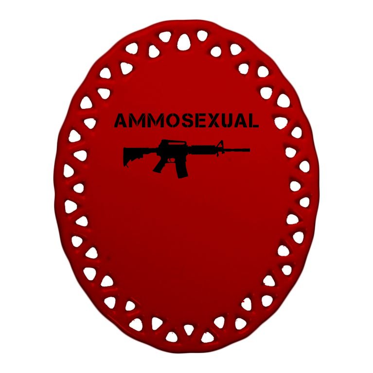 Ammosexual Pro Guns Oval Ornament