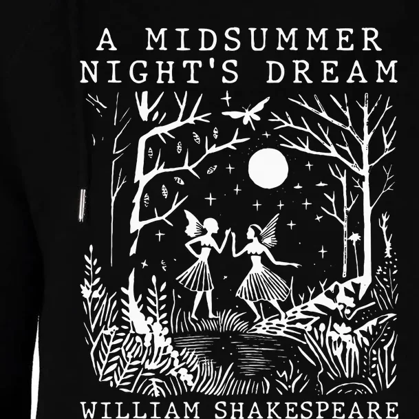 A Midsummer Nights Dream Shakespeare Womens Funnel Neck Pullover Hood