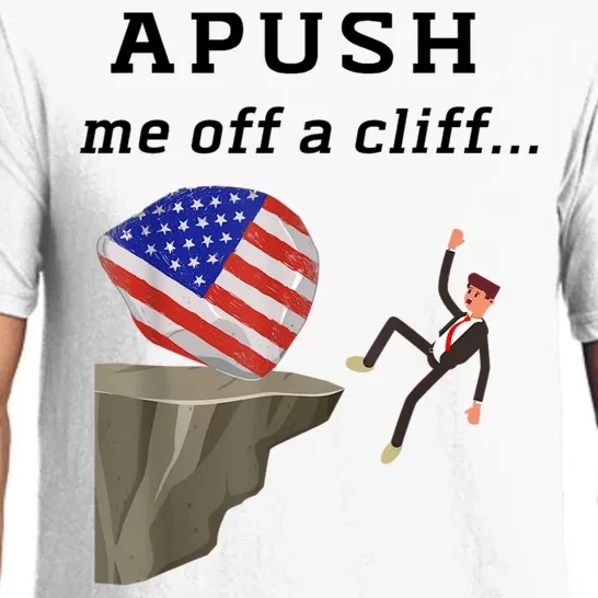 Apush Me Off A Cliff 2024 Ap Exam For Students Funny Pajama Set