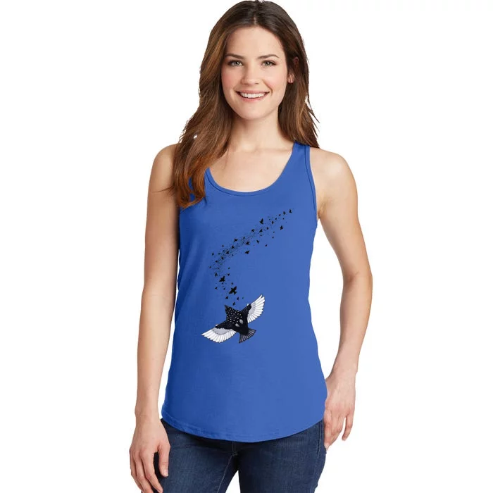 A Murmuration Of Starlings Ladies Essential Tank