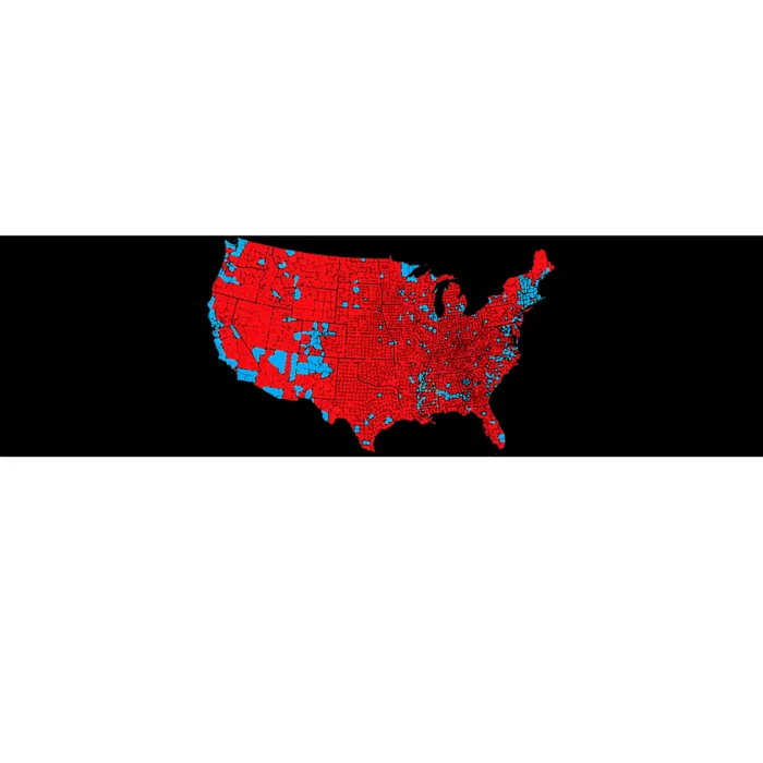 Accurate Map Of 2024 Election Results Bumper Sticker