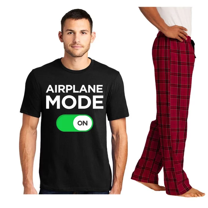 Airplane Mode On Fun Vacation Summer Cute Gift Pajama Set