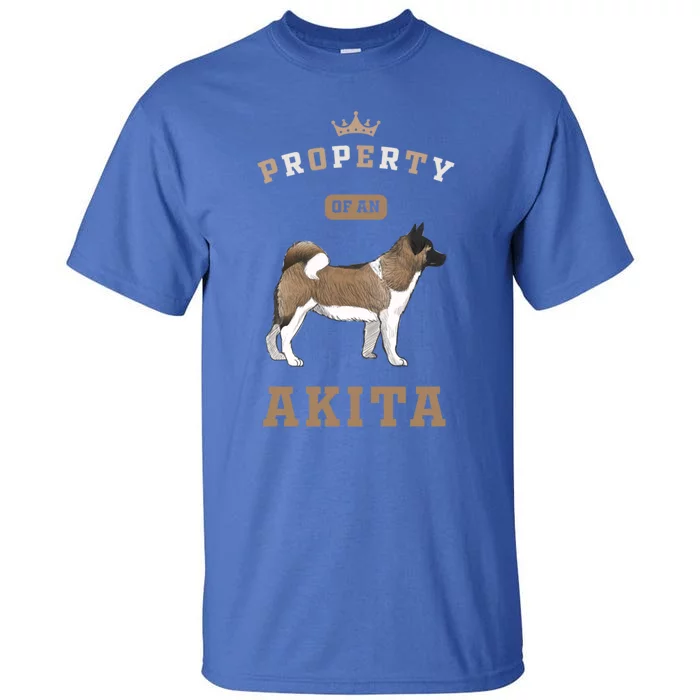 Akita Mom Or Akita Dad For Japanese Akita Or American Akita Meaningful Gift Tall T-Shirt