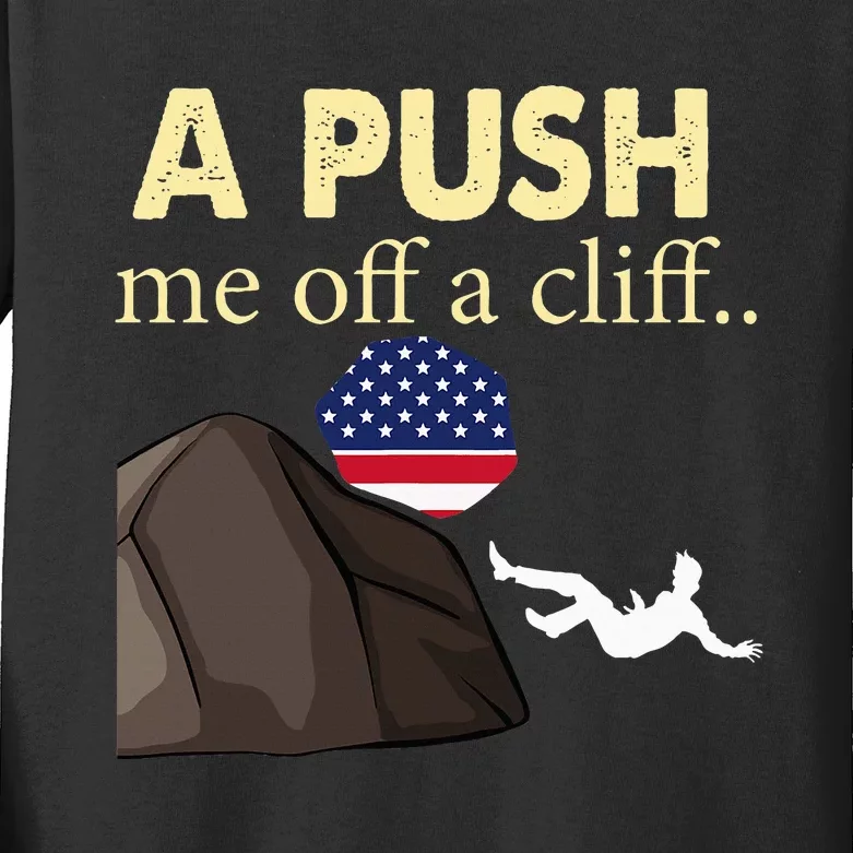 Apush Me Off A Cliff 2024 Ap Exam For Students Kids Long Sleeve Shirt