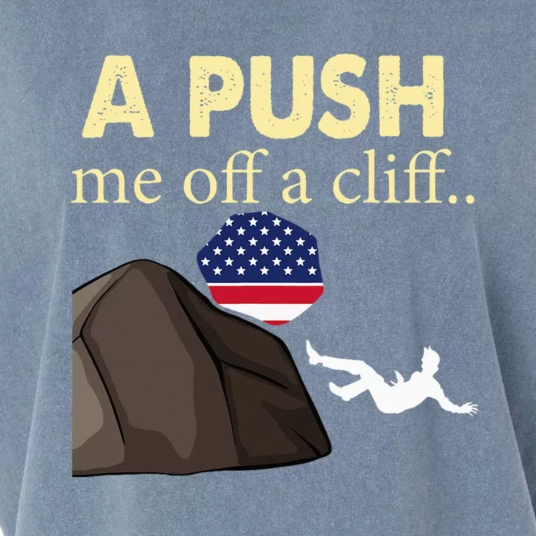 Apush Me Off A Cliff 2024 Ap Exam For Students Garment-Dyed Women's Muscle Tee