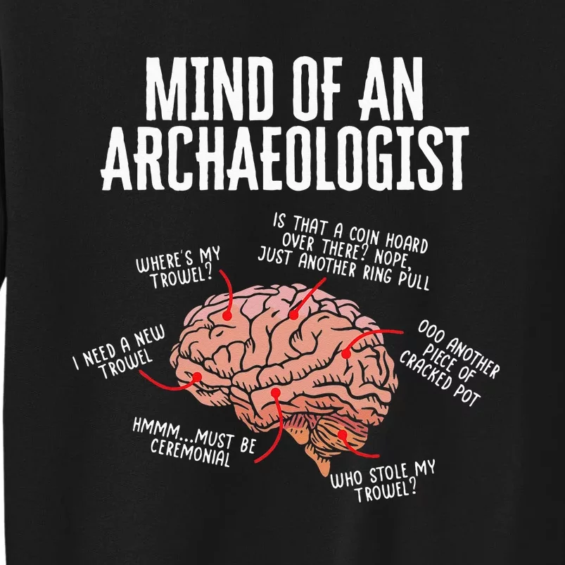 Archaeology Mind Of An Archaeologist Tall Sweatshirt