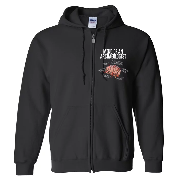 Archaeology Mind Of An Archaeologist Full Zip Hoodie