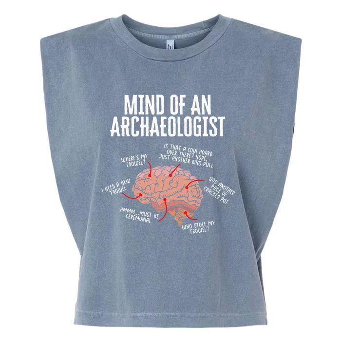 Archaeology Mind Of An Archaeologist Garment-Dyed Women's Muscle Tee