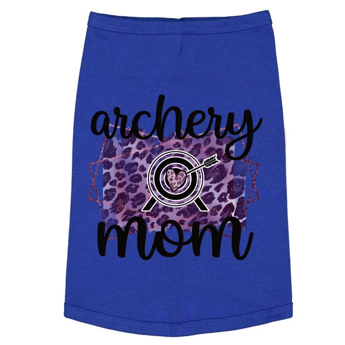 Archery Mom Of An Archer Mama Archery Mother Funny Gift Doggie Tank