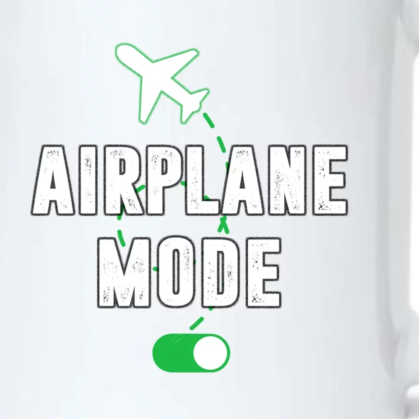 Airplane Mode On Summer Vacation Gift Black Color Changing Mug