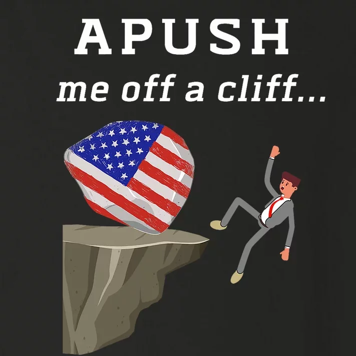 Apush Me Off A Cliff 2024 Ap Exam For Students Funny Trendy Toddler Long Sleeve Shirt