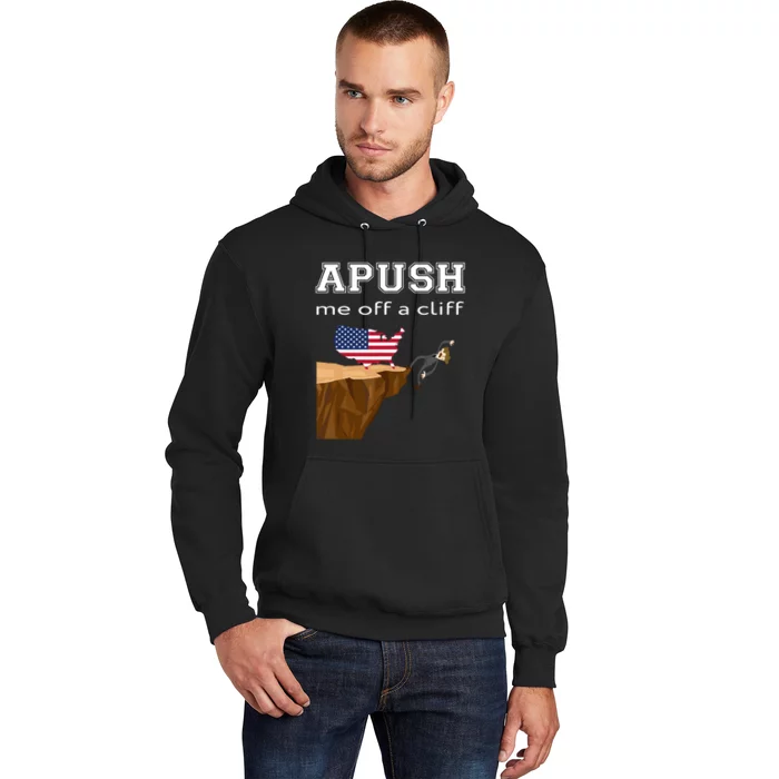 Apush Me Off A Cliff 2024 Ap Exam For Students Funny Trendy Hoodie