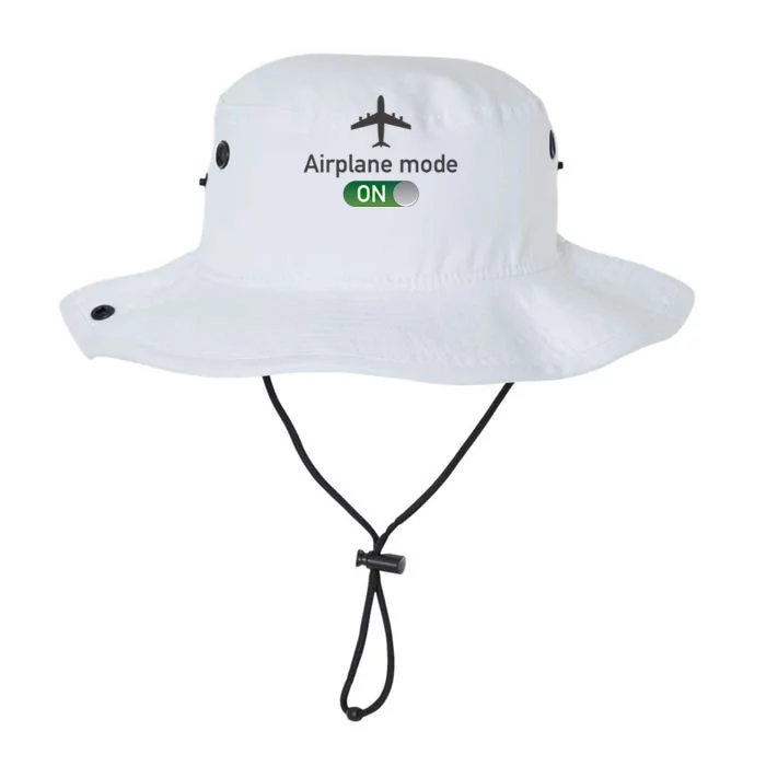 Airplane Mode On Cool Gift Funny Travel Gap Year Gift Legacy Cool Fit Booney Bucket Hat