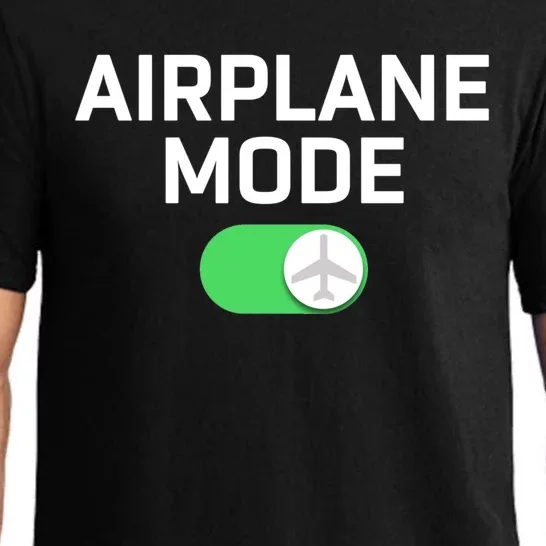 Airplane Mode On Travel Vacation Air Transfer Funny Gift Pajama Set