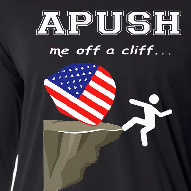 Apush Me Off A Cliff 2024 Ap Exam For Students Cooling Performance Long Sleeve Crew