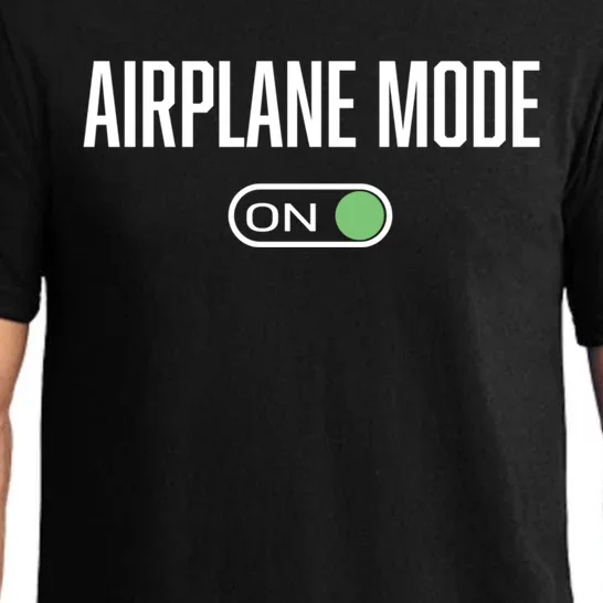 Airplane Mode On Travel Pilot Funny Gift Pajama Set