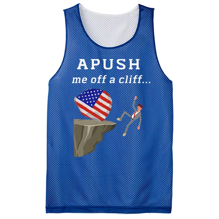 Apush Me Off A Cliff 2024 Ap Exam For Students Mesh Reversible Basketball Jersey Tank