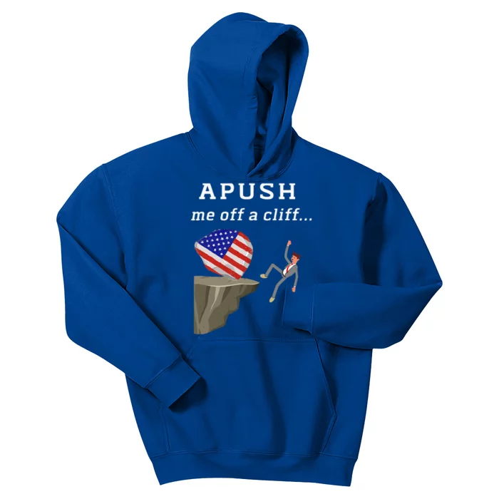 Apush Me Off A Cliff 2024 Ap Exam For Students Kids Hoodie