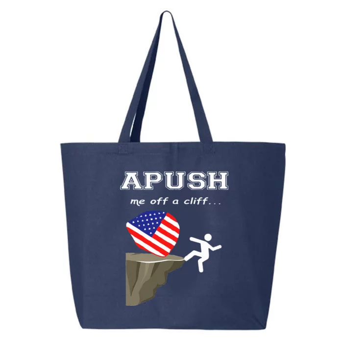 Apush Me Off A Cliff 2024 Ap Exam For Students 25L Jumbo Tote