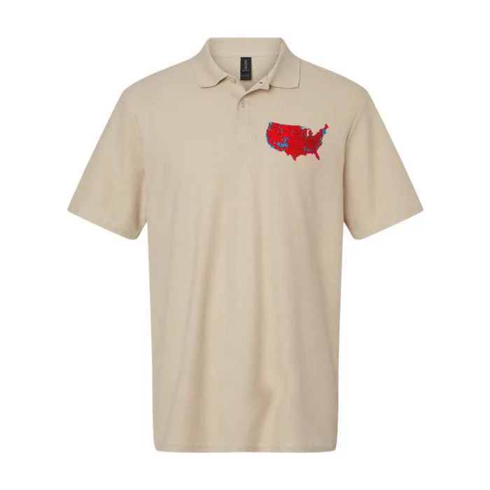 Accurate Map Of 2024 Election Results Softstyle Adult Sport Polo