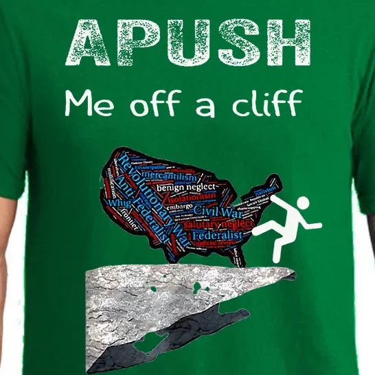 Apush Me Off A Cliff Pajama Set