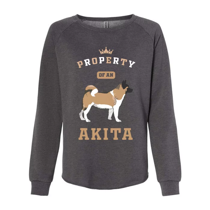 Akita Mom Or Akita Dad For Japanese Akita Or American Akita Womens California Wash Sweatshirt