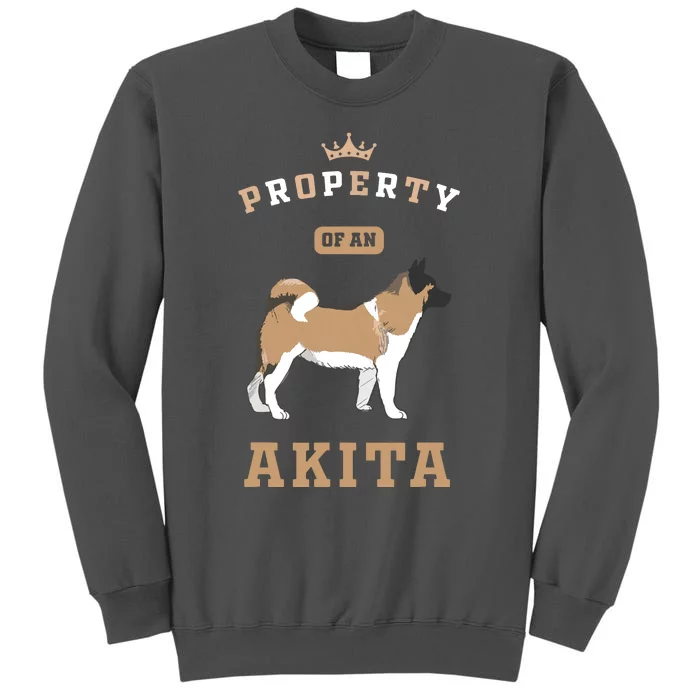 Akita Mom Or Akita Dad For Japanese Akita Or American Akita Tall Sweatshirt