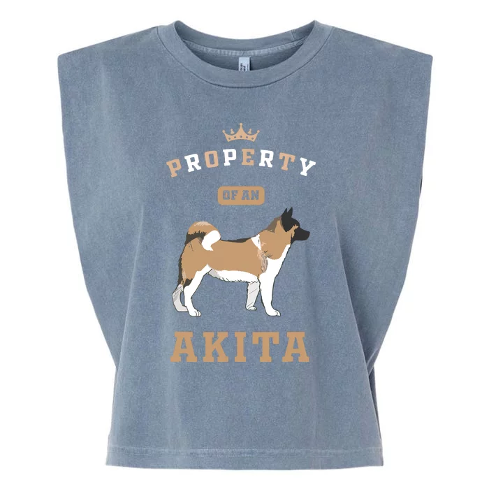 Akita Mom Or Akita Dad For Japanese Akita Or American Akita Garment-Dyed Women's Muscle Tee