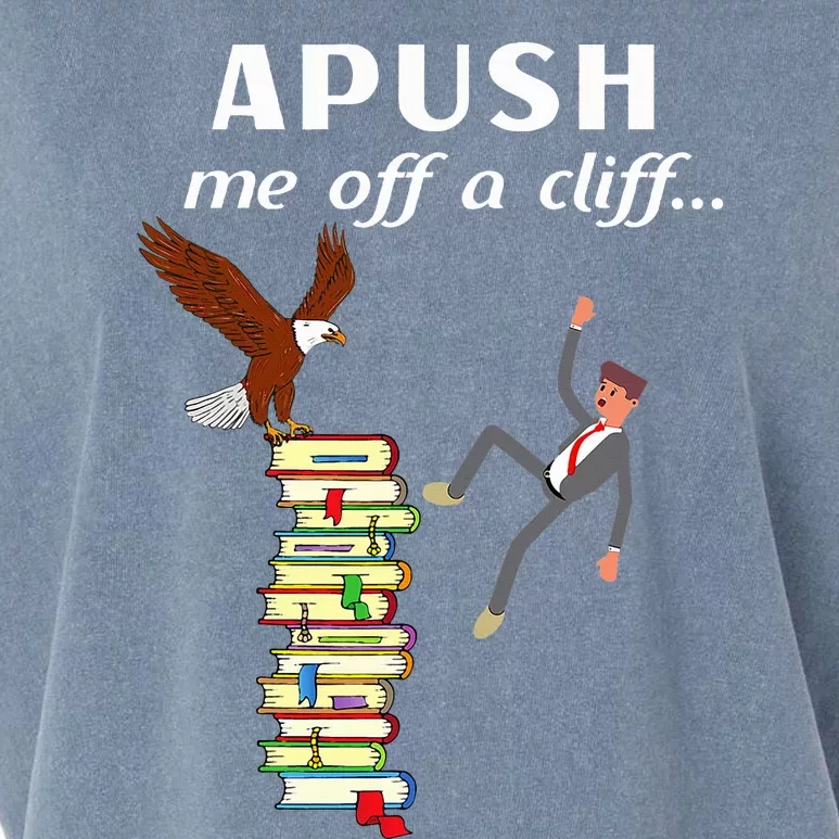 Apush Me Off A Cliff 2024 Ap Exam For Students Witty Garment-Dyed Women's Muscle Tee