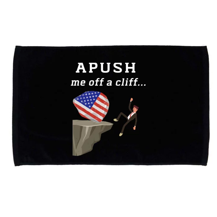 Apush Me Off A Cliff 2024 Ap Exam For Students Funny Trendy Microfiber Hand Towel