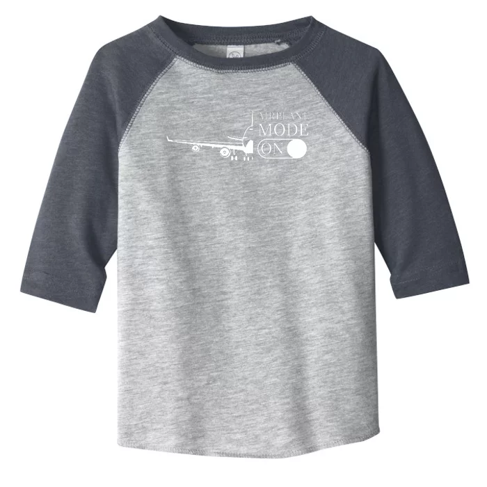 Airplane Mode On Toddler Fine Jersey T-Shirt