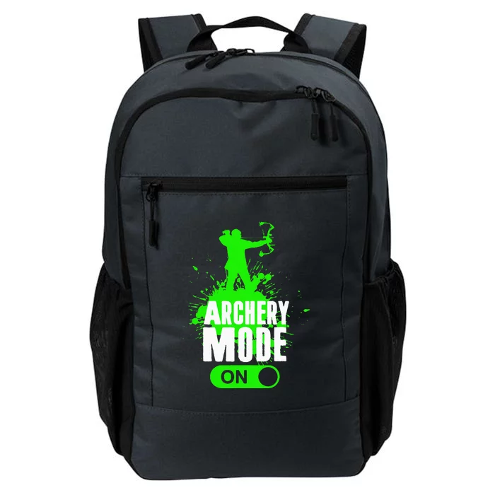 Archery Mode On Cool Hunting Bow Arrow Archer Gift Daily Commute Backpack