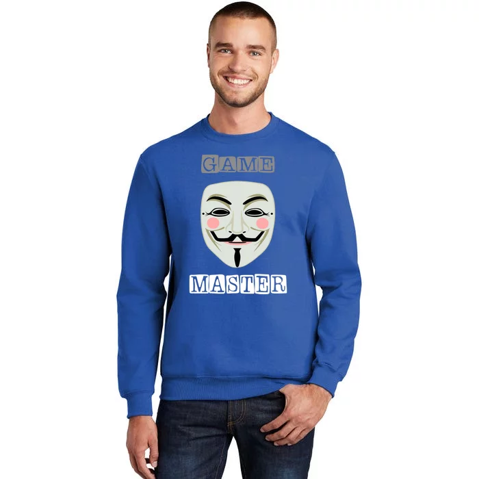 Anonymous Mask Project Game Master Gift Great Gift Tall Sweatshirt