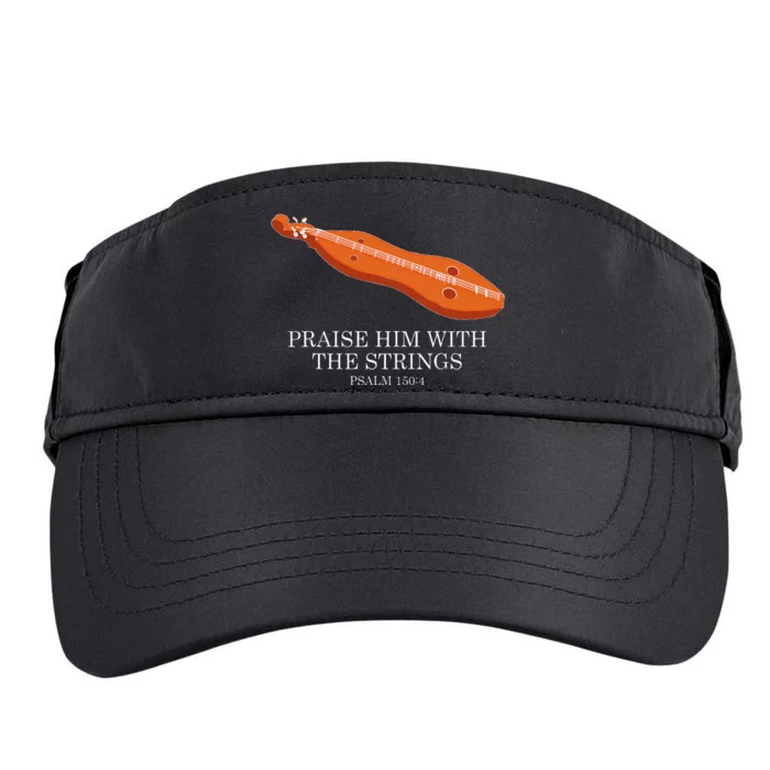 Appalachian Music Praise Him With The Strings Dulcimer Adult Drive Performance Visor