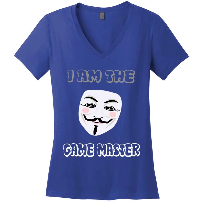 Anonymous Mask Project Zorgo Game Master Great Gift Women's V-Neck T-Shirt