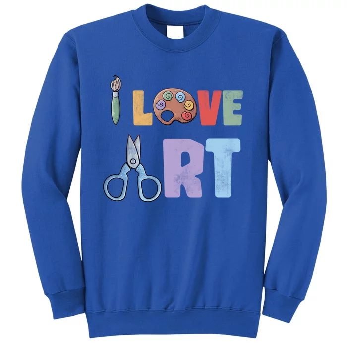 Art Major Painter Valentines Day Gift Sketch Drawing Artist Meaningful Gift Tall Sweatshirt