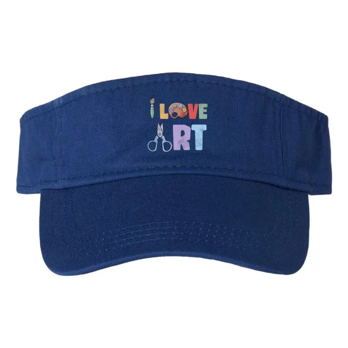 Art Major Painter Valentines Day Gift Sketch Drawing Artist Meaningful Gift Valucap Bio-Washed Visor