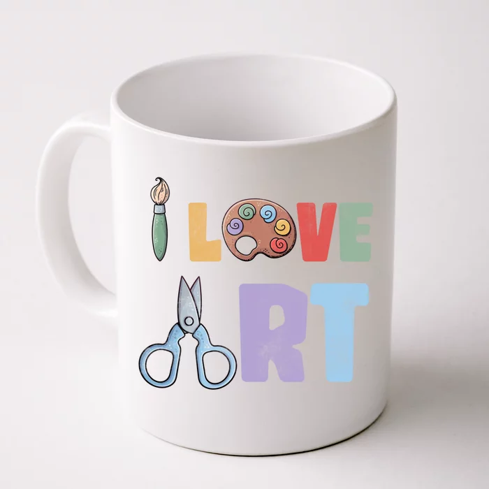 Art Major Painter Valentines Day Gift Sketch Drawing Artist Meaningful Gift Front & Back Coffee Mug