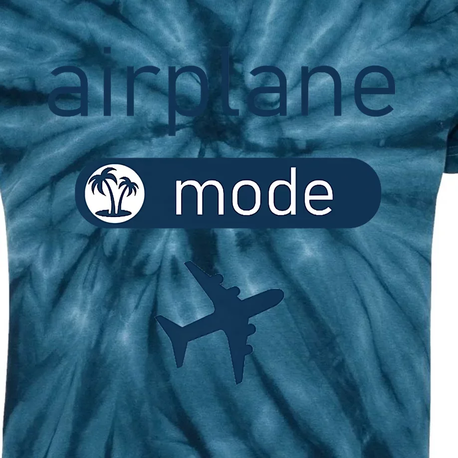 Airplane Mode Premium Kids Tie-Dye T-Shirt