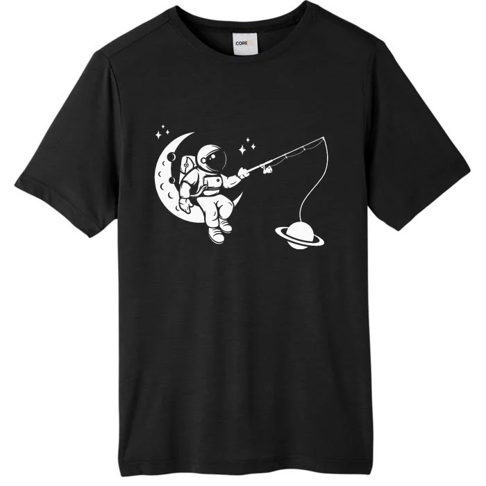 Astronaut Moon Planets Astronomy Space Ship Gift ChromaSoft Performance T-Shirt