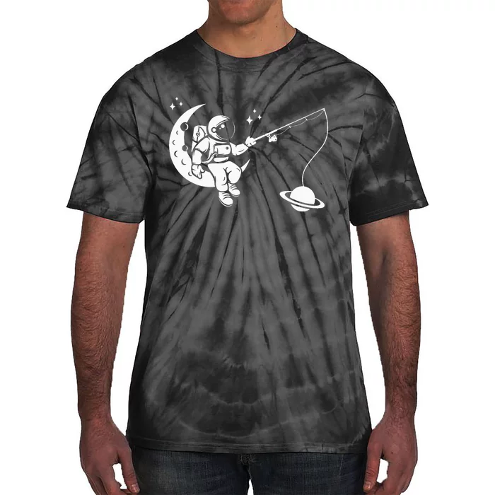 Astronaut Moon Planets Astronomy Space Ship Gift Tie-Dye T-Shirt