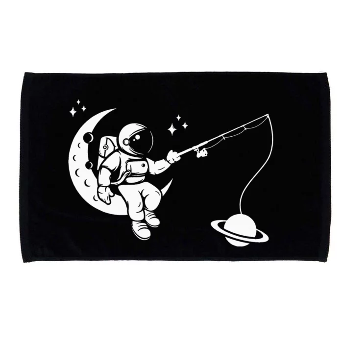 Astronaut Moon Planets Astronomy Space Ship Gift Microfiber Hand Towel