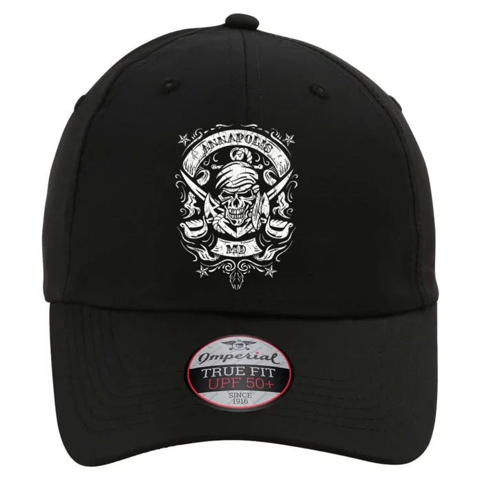 Annapolis Maryland Pirate Skull and Crossed Swords The Original Performance Cap